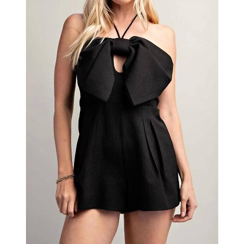 Women's BOW ROMPER - GLAM - image 1 of 3