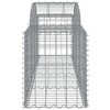 vidaXL Gabion Basket Silver Galvanized Iron - 78.7" x 19.7" x 23.6"/31.5" - 4 of 4