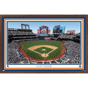 Trends International MLB New York Mets - Citi Field 22 Framed Wall Poster Prints - 1 of 4