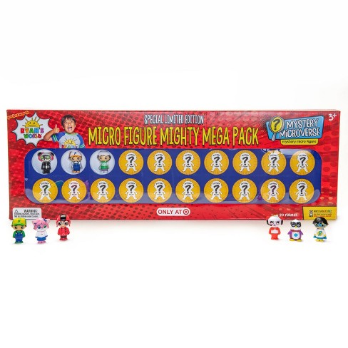 Ryan S World Micro Figure Mighty Mega Pack 20pc Target - roblox mega pack