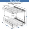 Pull Out Cabinet Organizer, Heavy Duty Cabinet Pull Out Shelves, Slide Out Drawers Organization for Kitchen - 3 of 4