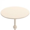 NicBex 15.7" Round Coffee Table,Elegant/Multi-Purpose Cocktail Table with Metal Tabletop,Space-Saving Side Table for Bedroom,Living Room Furniture - 4 of 4