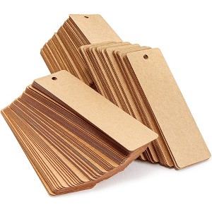 Juvale Blank Kraft Bookmarks for Diy Crafts (300 Count), 2 X 6 inches - 1 of 4