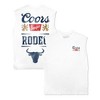 Coors Banquet Rodeo Double Sided Sleeveless Muscle Tee T-Shirt - White - 3 of 4
