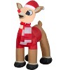 Gemmy 3.5 Foot Rudolph the Red-Nosed Reindeer Light Up Christmas Inflatable Lawn Decoration - 2 of 2