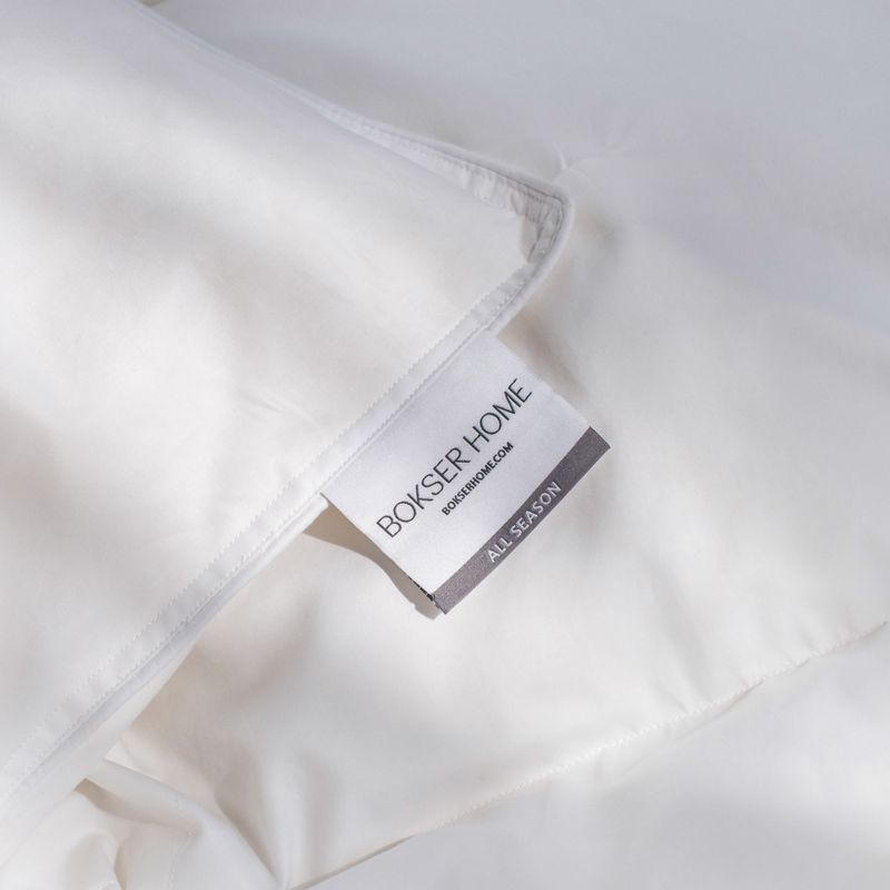 All Season Luxury White Duck Down Duvet Comforter Insert | BOKSER HOME, 4 of 16