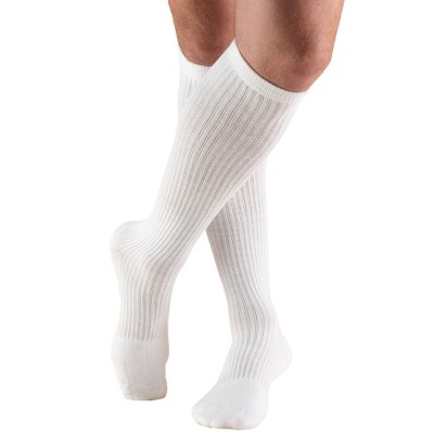 Truform Compression Socks, 15-20 mmHg, Men's Gym Socks, Knee High Over Calf Length