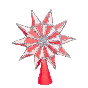 Cody Foster 0.5 Inch Yesteryear Tree Topper Pink 10 Point Star Tree Toppers - 1 of 3