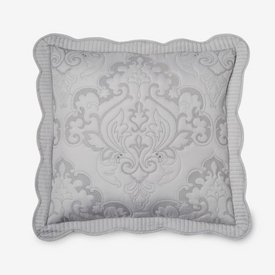 BrylaneHome Amelia Euro Sham - Euro, Grey