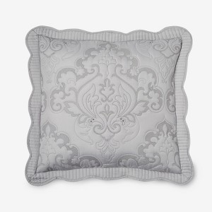 BrylaneHome Amelia Euro Sham - Euro, Grey - 1 of 3