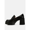 Elspeth Heeled Platform Leather Loafers - 4 of 4