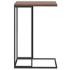 vidaXL Side Table Black Engineered wood, iron Medium Durable - 3 of 4