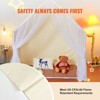 Kids Play Tent with Mat & Hanging Light, Indoor/Outdoor Yurt Tent - 4 of 4