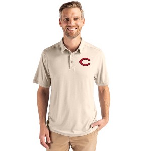 Cincinnati Reds Cutter & Buck Coastline Epic Comfort Recycled Mens Polo - 1 of 1