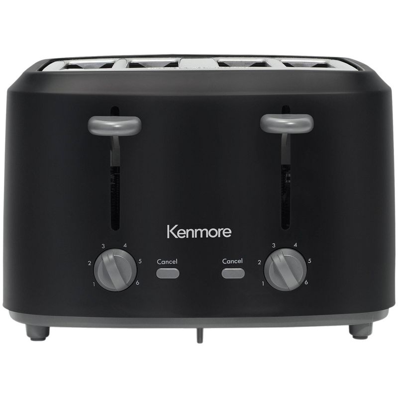 Kenmore 4-Slice Toaster with Dual Controls - Matte Black, 2 of 6