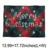 Unique Bargains Christmas Place Mats Linen Red Green 13"x17.7" 2 Pcs - 3 of 4