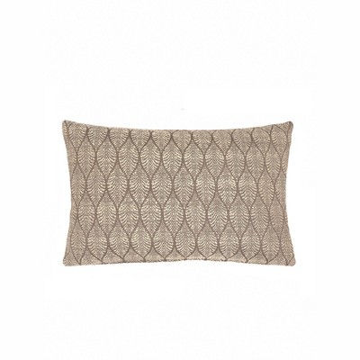 Summer Flora Mocha Indoor Outdoor Pillow