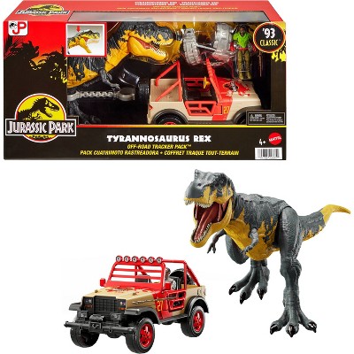 Jurassic World Tyrannosaurus Rex Off-road Tracker Pack: Action Figure ...