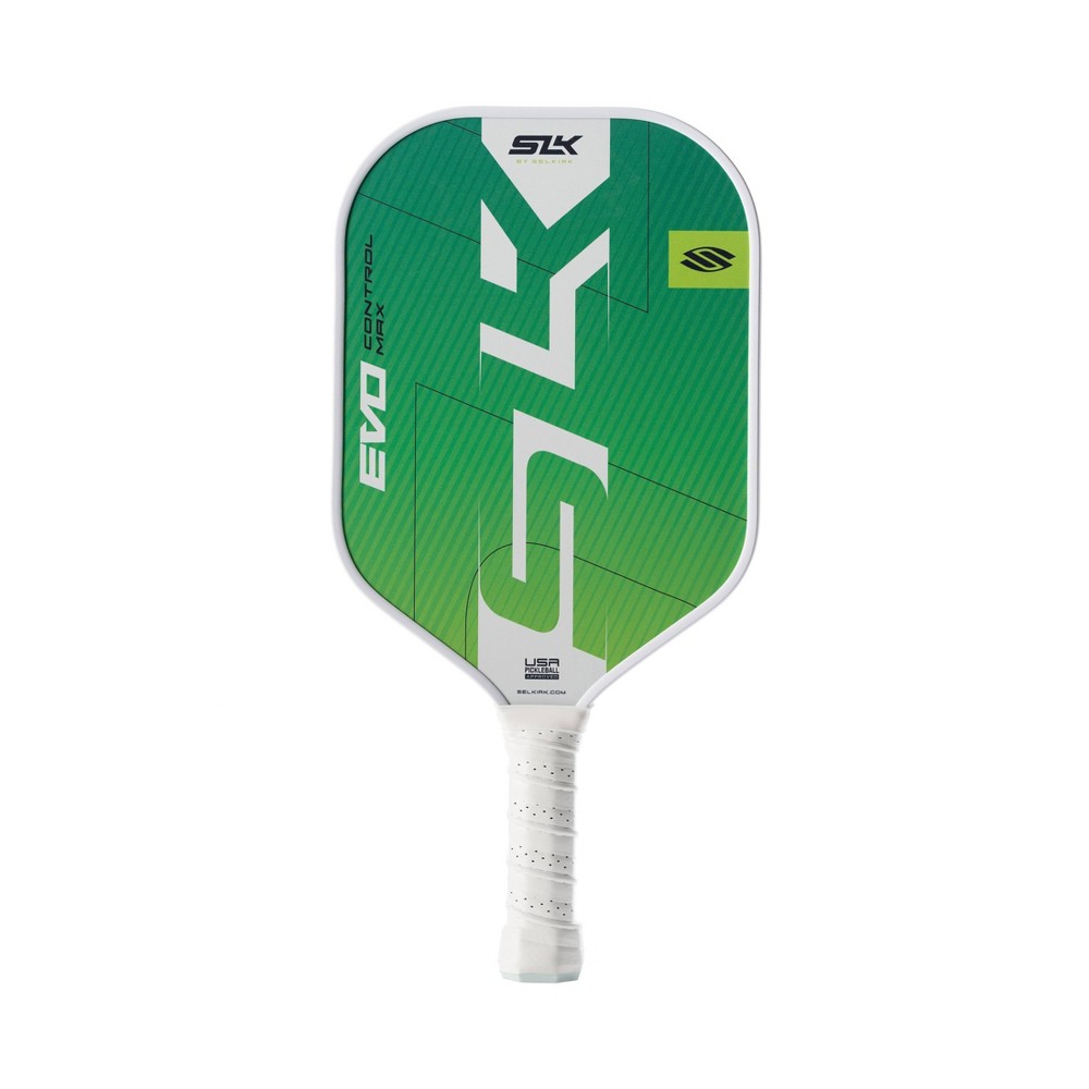 Selkirk Sport 16" Evo Control Max Traditional Pickleball Paddle - Citron: Polypropylene & Carbon Fiber, Medium Flex, 7.8oz, 5.75" Handle