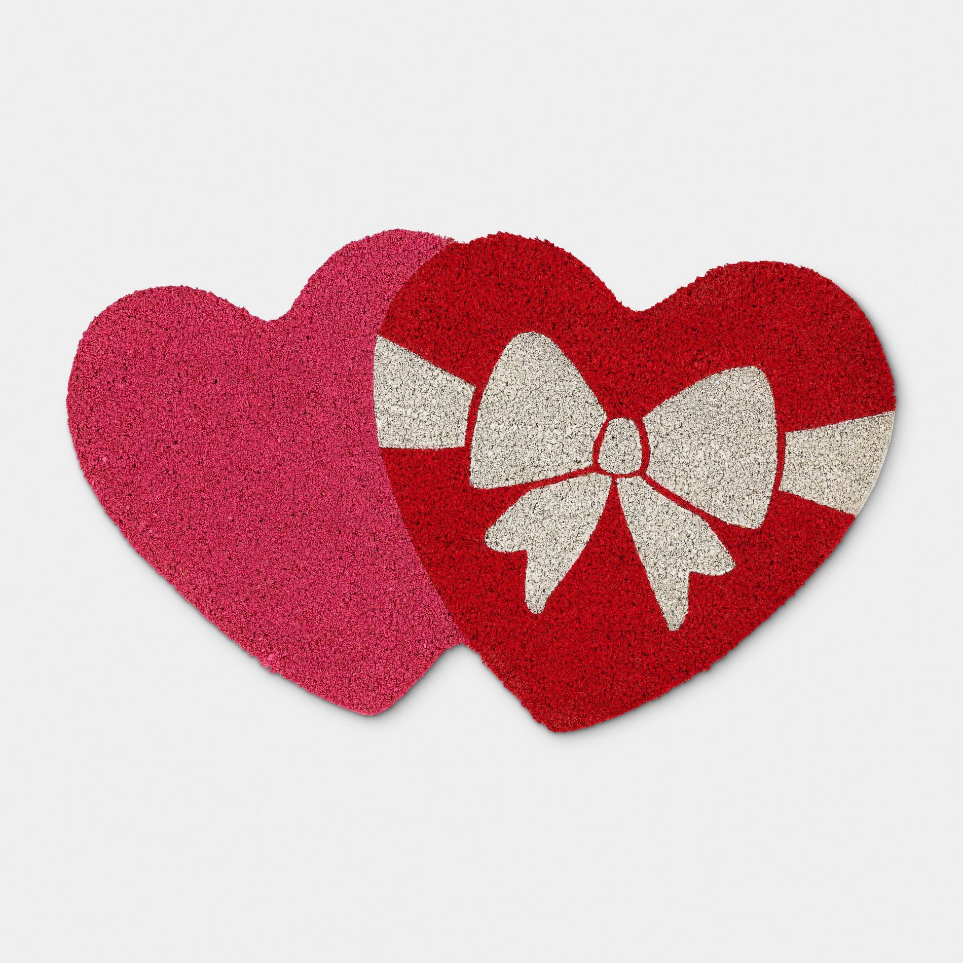 Valentine's Day Heart Shaped Box of Chocolate Coir Doormat Pink/Red - Room Essentials™
