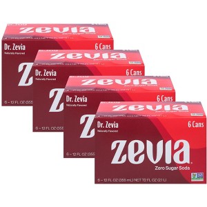 Zevia Zero Calorie Dr. Zevia Soda - Case of 4/6 pack, 12 fz - 1 of 4