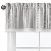 Sweet Jojo Designs Window Valance Treatment 54in. Boho Geometric Jacquard Ivory Black White - 4 of 4