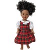 Doll Clothes Superstore Handmade School Jumper with Blouse for 18-Inch Girl Dolls - 2 of 4