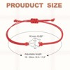 Unique Bargains Dog Cat Paw Bracelet Rope Bracelet Handmade Adjustable Strings - 2 of 4