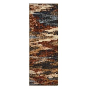 Washable Modern Abstract Living Room Rugs, Soft Non Slip Low Pile Floor Carpet for Bedroom Dining Room - 1 of 4