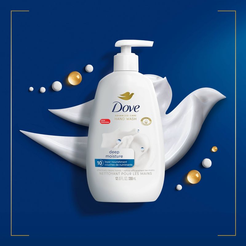 Dove Beauty Advanced Care Hand Wash - Deep Moisture - Scented - 12 fl oz, 5 of 7