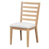 NicBex Round Dining Table Set for 4 Retro Dining Set Extendable Table with 16-inch Leaf and 4 Chairs for Kitchen - 2 of 4