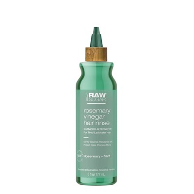 Raw Sugar Rosemary Vinegar Hair Rinse Shampoo Alternative - 6 fl oz