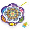 Quercetti Play Creativo String Art Mandala Craft Set,Draw Designs-Threads & Pegs - 2 of 4