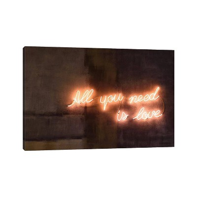 All You Need Is Love By Honeymoon Hotel Unframed Wall Canvas - Icanvas :  Target