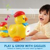 Joyfy 3Pcs Musical Duck Toy, Crawling Tummy Time Toy with Light & Music, Early Learning Education Toy Birthday Gift for Boys Girls Aged 6+ Months - 2 of 4