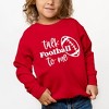 The Juniper Shop Talk Football To Me Ball Youth Ultra-Soft Graphic Sweatshirt - 2 of 3