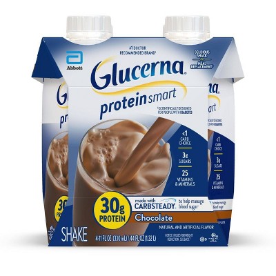 Glucerna Protein Smart Shake - Chocolate - 4pk