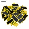 Unique Bargains Wood Smooth Wedding Party Clip Design Chalkboard Orange 30 Pcs - 3 of 4