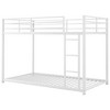 YOOCOZZ Metal Bunk Bed, Low Bunk Bed with Ladder - 3 of 4
