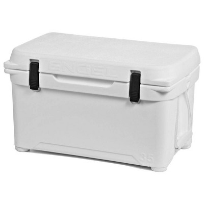 Engel Coolers 35 Quart 42 Can High Performance Roto Molded Ice Cooler, White
