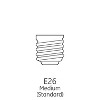 GE 25W Incandescent Party Light Green: Dimmable A19 Bulb, Standard E26 Base, Decorative, Suitable for Wet Locations - 4 of 4