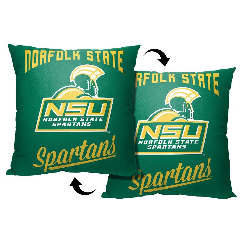 18&#34; x 18&#34; NCAA Norfolk State Spartans Alumni Pillow, 2 of 4
