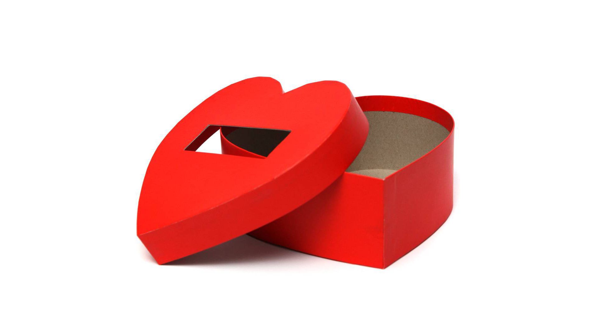 9"x3.3" Large Heart Shaped Valentine's Day Gift Box - Spritz™