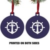 University of Portland Pilots Logo Aluminum Holiday Christmas Tree Ornament - 2 of 4