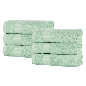 Modern Solid Classic Luxury Egyptian Cotton Towel Set by Blue Nile Mills - 1 of 4