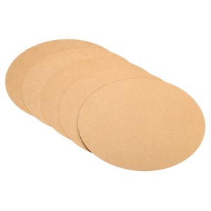 Unique Bargains Round Cardboard Kraft Paper 25 Pcs - 1 of 4