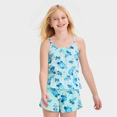 Girls' Sleeveless Peplum Knit Top - Cat & Jack™