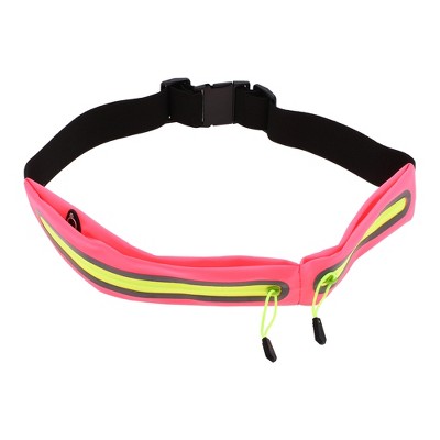 Unique Bargains Double Pocket Running Waist Pack 1 Pc