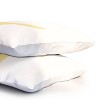 Deny Designs Standard April Lane Art Block Yellow Monogram T Microfiber Printed Pillow Sham - 3 of 3