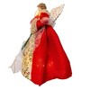 Kurt Adler 14-Inch UL 10-Light Red and Green Angel Tree Topper - 3 of 4